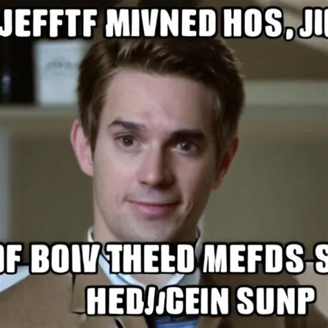 jeff meme with bold text of handsome jeff in his 2 0 s | Stable Diffusion | OpenArt