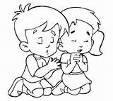 Child Praying Coloring Page At GetColoringscom  Free printable sketch template