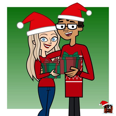 Total Drama Christmas - Kristin Fairlie and Drew by ArtByTerranceJones ...