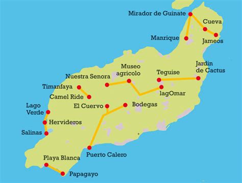 Tentáculo Departamento Punto lanzarote map Oso Rayo Parásito