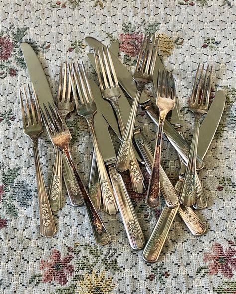 Vintage Silverware Vintage Flatware Antique Silverware Old | Etsy