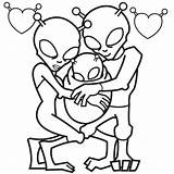 Aliens In The Attic Coloring Pages  Coloring Walls sketch template