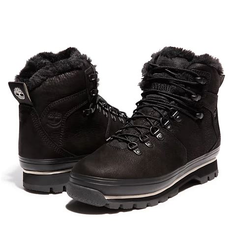 Euro Hiker Lined Boot for Women in Black | Timberland