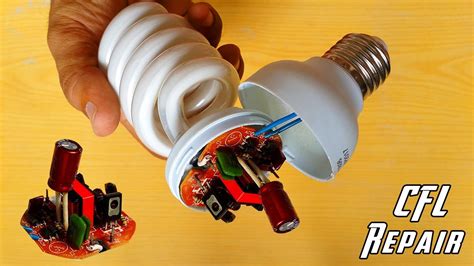 How to Repair CFL Bulb at Home || Repair Compact Fluorescent Light bulbs || DIY CFL Repair - YouTube