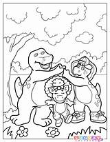 Barney Coloring Pages Free PDF Printables sketch template