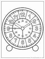 20 Clock Coloring Pages Free PDF Printables sketch template