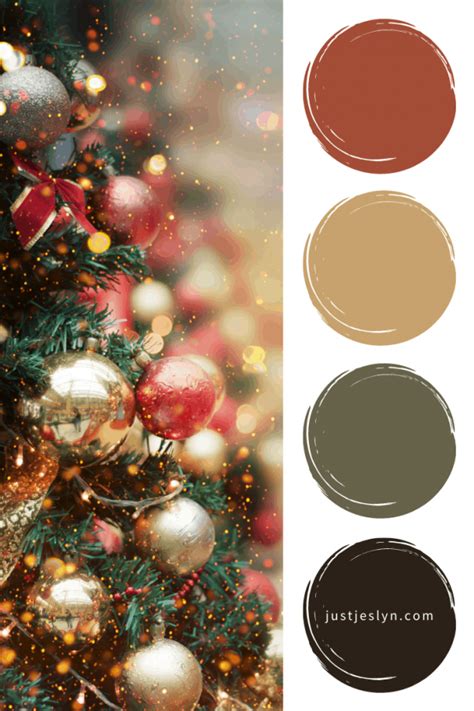 25 Unique Christmas Color Palettes (2023) - Just Jes Lyn