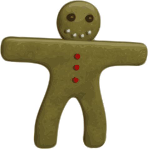 Free Clipart: Gingerbread Man | mazeo