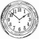 Clock Face Coloring Coloring Pages sketch template