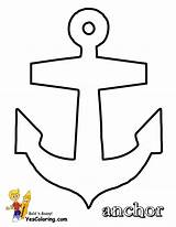 A N Easy Coloring Page Of Anchor  COLORING PAGES WORLD sketch template