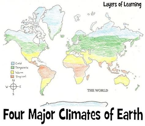 Climate Map Worksheet Middle School | Social studies middle school, Teaching geography, Teaching ...