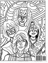 Kiss Band Coloring Pages  Nation sketch template