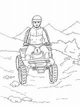 Drawing Quad / ATV Transportation  Coloring Nation sketch template