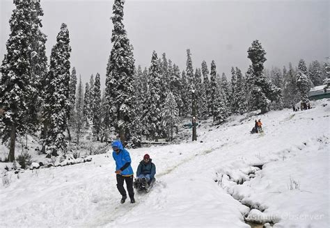 Pleasant Surprise For Tourists As Kashmir Witnesses Early Snowfall – Kashmir Observer