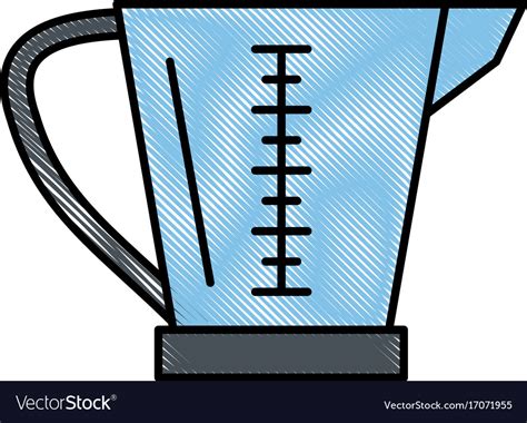 Measuring cup Royalty Free Vector Image - VectorStock