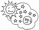 Free Printable Sun And Moon Coloring Pages sketch template