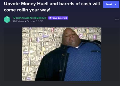 Huell Rolling In Money | Know Your Meme