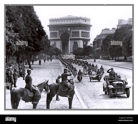 PARIS FRANCE NAZI OCCUPATION World War II 1940 Nazi German occupying ...