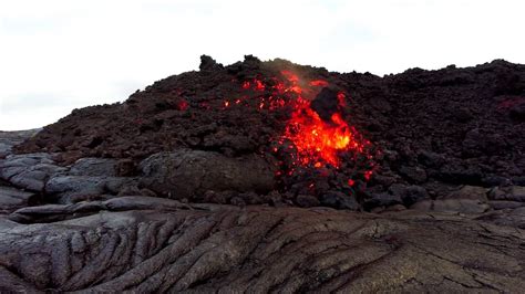 Hawaii Kilauea Volcano A'a Lava Flow 6 30 16 lava 4k 60p GoPro - YouTube