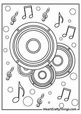 Printable Music Coloring Pages sketch template