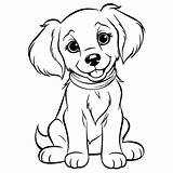 Puppy Coloring Pages sketch template