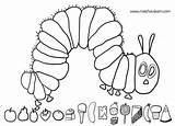 Very Hungry Caterpillar Food Coloring Pages sketch template