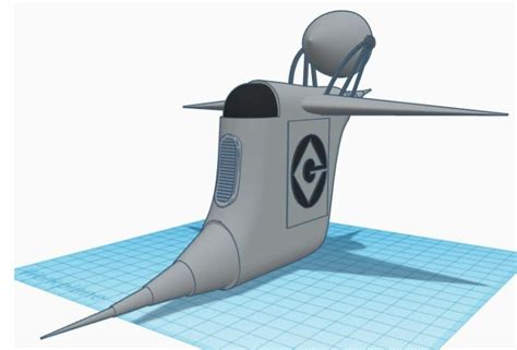 Free 3D file Despicable Me- Gru's Airship 👹・3D printable design to ...