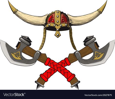 Viking emblem Royalty Free Vector Image - VectorStock