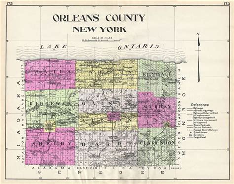 Orleans County New York.: Geographicus Rare Antique Maps