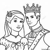 Charming Prince And Beautiful Princess Coloring Page  Pagescom sketch template