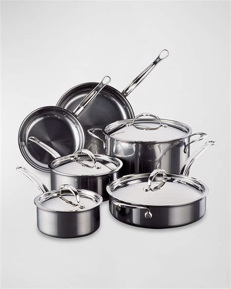 Le Creuset 10-Piece Stainless Steel Cookware Set | Neiman Marcus