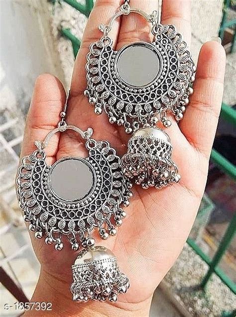 Beautiful oxidised earrings 250 free shipping Cash on delivery available To order please ...