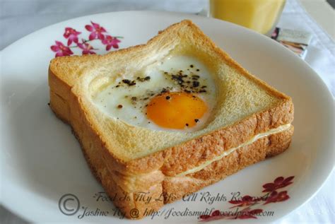 Baked Egg and Cheese Toast