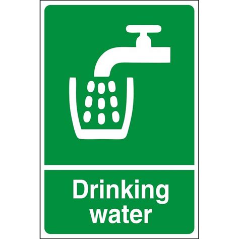 Drinking Water Signs | Safe Condition Health & Safety Signs Ireland