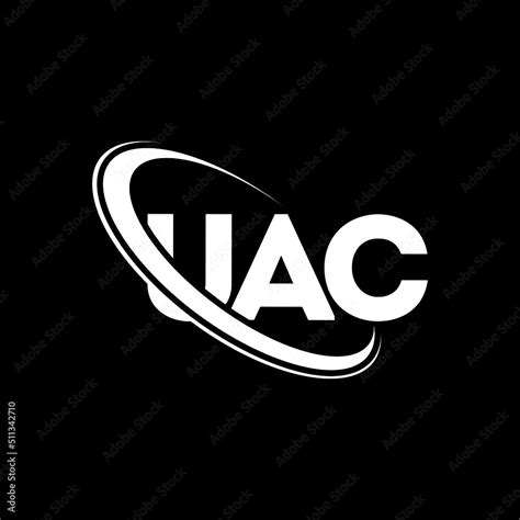 UAC logo. UAC letter. UAC letter logo design. Intitials UAC logo linked ...