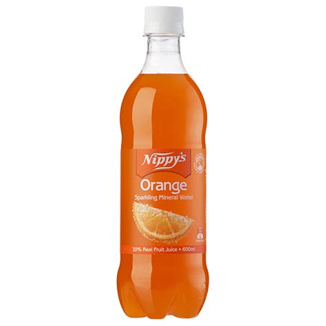 Orange Sparkling Mineral Water - Nippy's