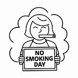 No Smoking Day Image coloring Page  Download Print Or Color Online sketch template