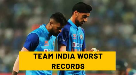 Unwanted records set by Indian Cricket Team in the 2nd T20I - Cricket News, Stats & Records ...