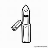 Lipstick Coloring Pages  Free & Printable sketch template