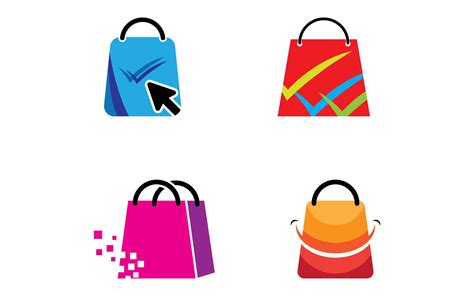 Vector Shopping Bag Logo Graphic by Hati Royani · Creative Fabrica