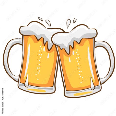 beer mug vector clipart Stock Vector | Adobe Stock