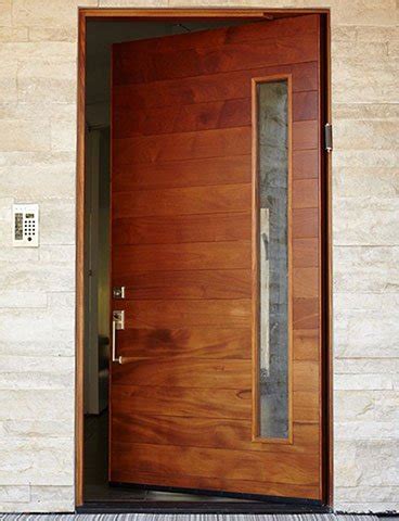 Modern Villa Door Pivot Wood Doors - RY DOOR