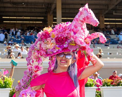 Leslie Monroy Wins 2023 Del Mar Opening Day Hats Contest