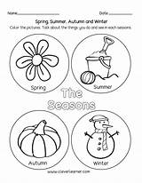 Four Seasons Coloring Page Printable Sketch sketch template
