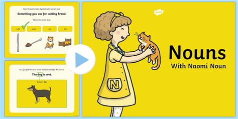 What is a Noun for Kids PowerPoint (teacher made) - Twinkl