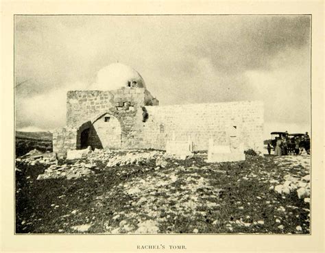 1903 Print Rachel Matriarch Tomb Bilal Bin Rabah Mosque Burial Place X – Period Paper Historic ...