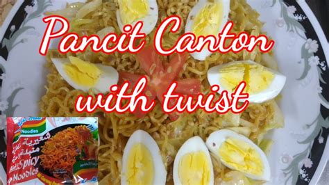 PANCIT CANTON WITH CABBAGE & EGG || SIMPLE RECIPES ||EASY COOKING - YouTube