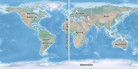 Latitude And Longitude World Map