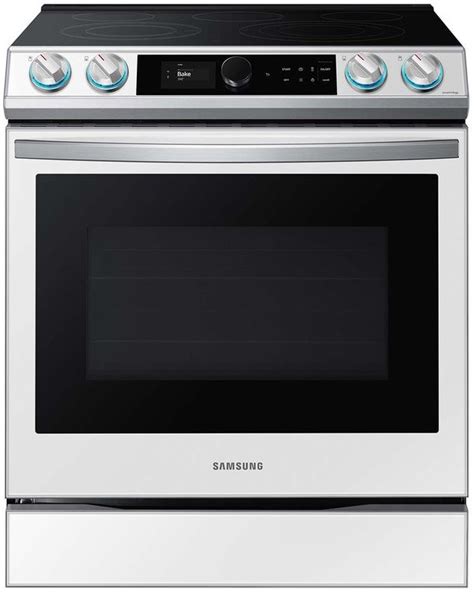 Samsung Bespoke 30" White Slide In Electric Range | Utah Discount Appliance Warehouse | Salt ...