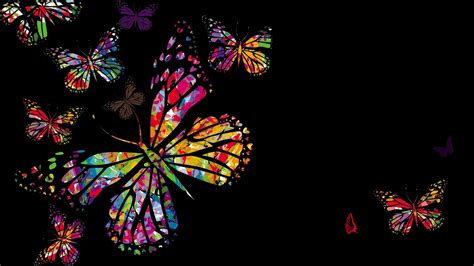 Artístico Mariposa Artístico Colores Colorful Fondo de Pantalla | Butterfly wallpaper, Butterfly ...